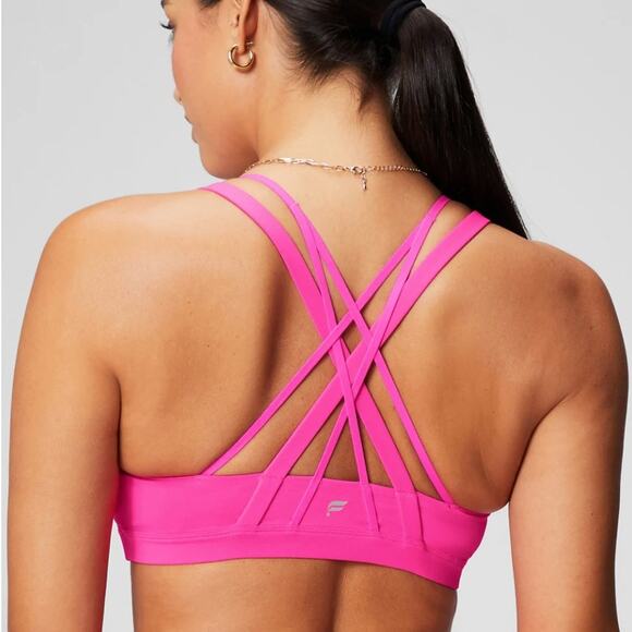 Fabletics Size L Skirt Sports Bra 2 Piece Outfit Set Tenniscore Challengers - Picture 2 of 10